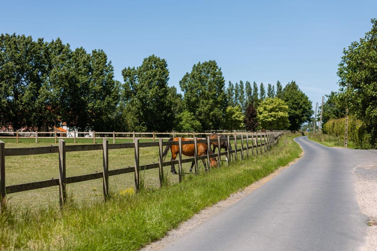 Logis Esprit - A Peaceful Holiday Home With Private Garden At "Houtheem" Farm Veurne Exterior photo